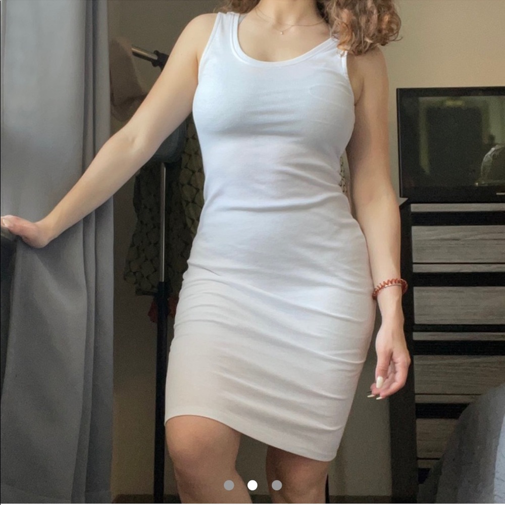 White tank dress